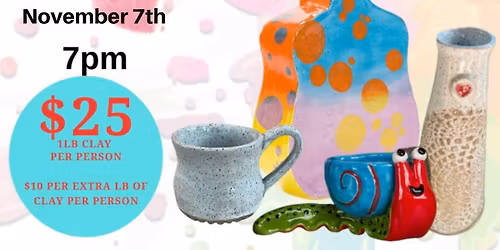 Clay Your Way Workshop: Freestyle Clay Session