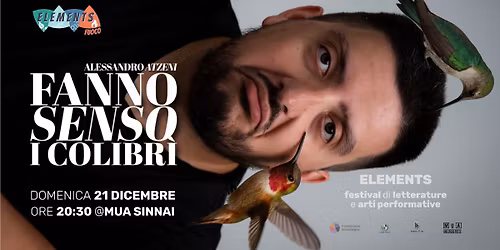 Fanno senso i colibr\u00ec - Alessandro Atzeni al MuA di Sinnai