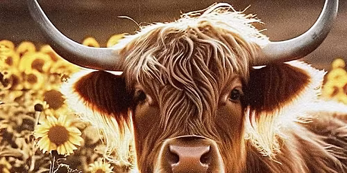 Highland Cow Painting Workshop with Suzanne King at 12 Fox Beer