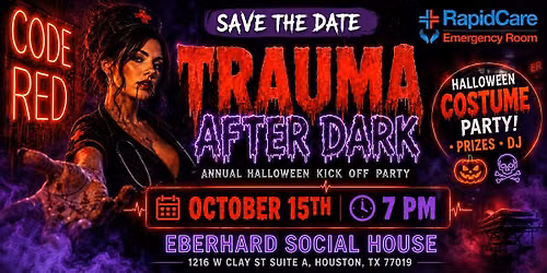 Trauma After Dark: RapidCare\u2019s Annual Halloween Kickoff Party