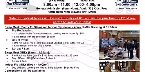  2\/28\/2026: Swap Meet and Community Fly-In Fundraiser