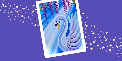 Grown Up Paint Along - Swan Tue, Jan 20 | Founders & Co