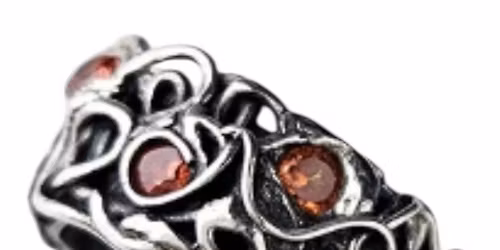 Squiggly-Wiggly Ring in Metal Clay