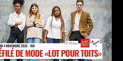 D\u00e9fil\u00e9 de mode d\u00e9cal\u00e9 "LOT POUR TOITS", la diversit\u00e9 d\u00e9file aux Docks !
