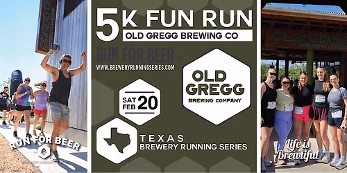5k Beer Run x Old Gregg | TX Brewery Running Series