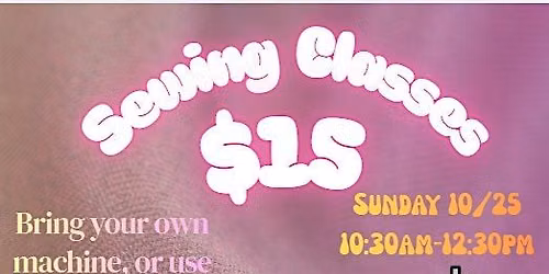 Sewing For Beginners