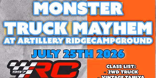 Monster Truck Mayhem July 25th