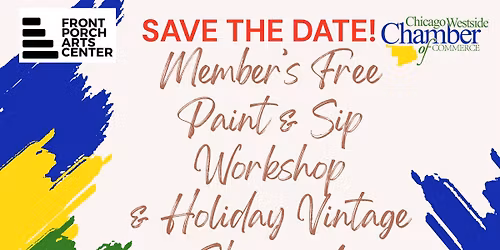 Paint & Sip Workshop and Vintage Shopping Spree!