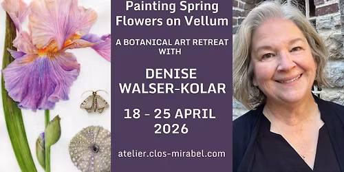 Painting Spring Flowers on Vellum with Denise Walser-Kolar