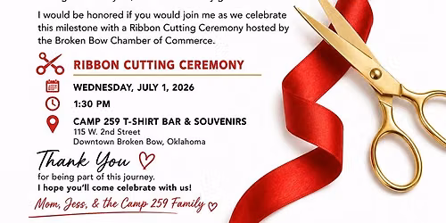 Camp 259 Anniversary Ribbon Cutting