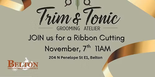 Trim & Tonic Ribbon Cutting Celebration