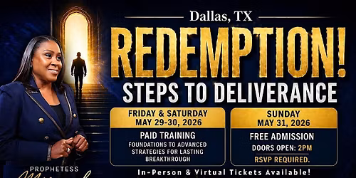 DALLAS, TX | PROPHETIC TEACHING & TRAINING WEEKEND WITH PROPHETESS MIRANDA