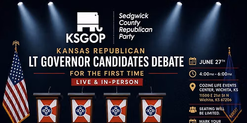KS GOP L.t Governor Candidate Debate