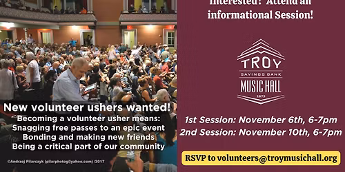 New Volunteer Info Session | Nov. 10