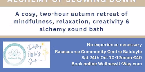 \u2600\ufe0fAlchemy of slowing down - Baldoyle Racecourse Community Centre