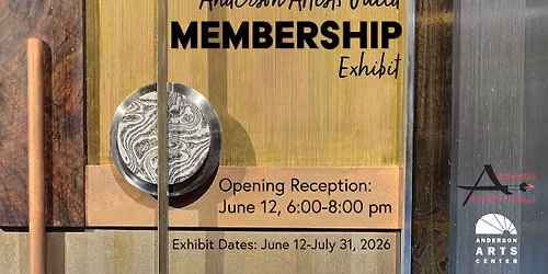 Anderson Artists Guild Membership Exhibit Opening