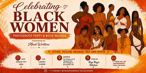 Unapologetic Photosynthetic:Photoshoot Party & Book Release for Black Women