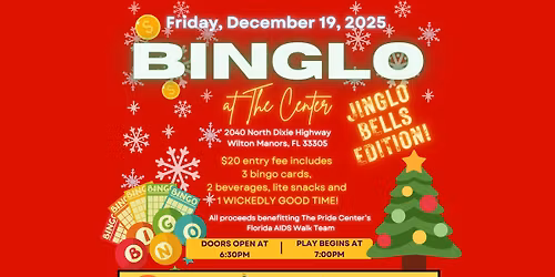 Binglo at The Center - JinGLO Bells Edition benefitting The Center's Florida AIDS Walk team