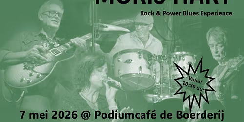 Moris Hart live @ Podiumcaf\u00e9 de Boerderij, Zoetermeer 