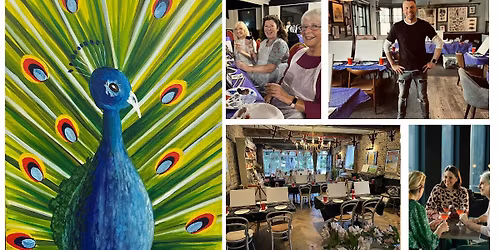 Paint & Sip Night - Crawley - 'Proud Peacock'