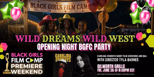 BGFC Premiere Weekend: Friday Night Party (Food Included)