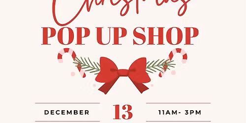 Christmas Pop up Shop!