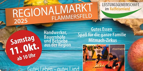 Regionalmarkt Flammersfeld – Herbstmarkt für die ganze Familie
