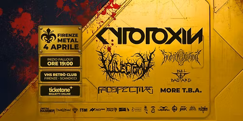   FIRENZE METAL \u26e7 Cytotoxin + Vulvectomy + Many More @ VHS Club (FI)