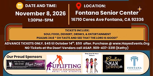 A Soulful Taste Of The Holidays!     A 70's Theme