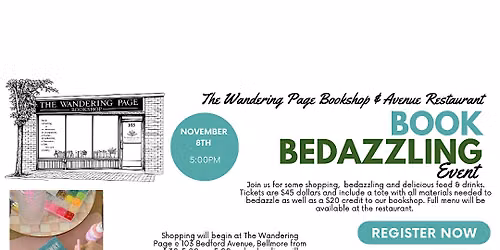 The Wandering Page Bedazzling event