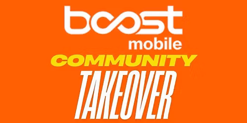 Boost Mobile community event Brooklyn NY with waived setup fee