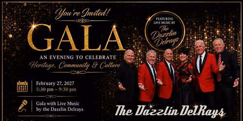 Dinner Gala & Dancing with Live Music by the Dazzlin Delrays