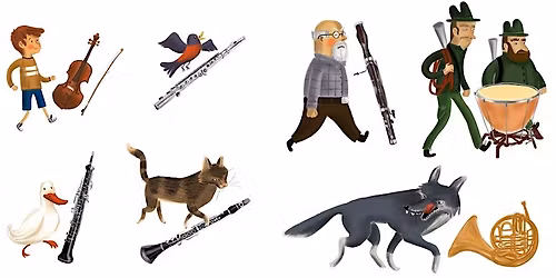 Peter and the Wolf music and puppet activity