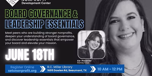 Board Governance & Leadership Essentials