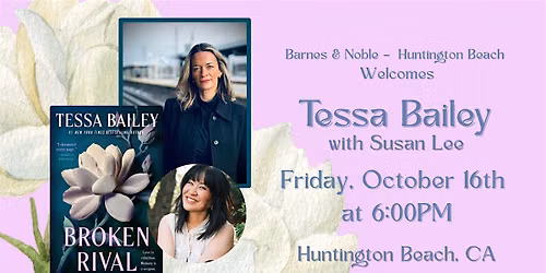 Tessa Bailey celebrates BROKEN RIVAL at Barnes & Noble - HB