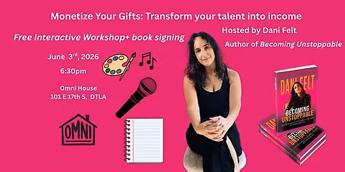Monetize Your Gifts: Transform your talent into income