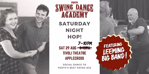 Saturday Night Hop - August (with Leeming Big Band!)