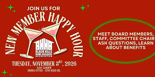 New Member Happy Hour 