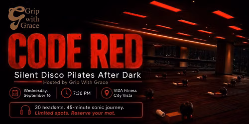 GWG x VIDA Fitness CODE RED: Infrared Pilates + Immersive Sound Experience