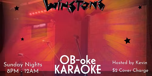 OB-oke Karaoke at WinstonsOB