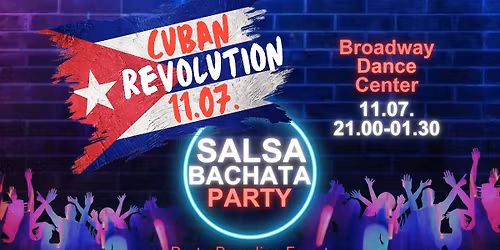 CUBAN REVOLUTION (11.07) - Salsa & Bachata Party @ Party Paradiso