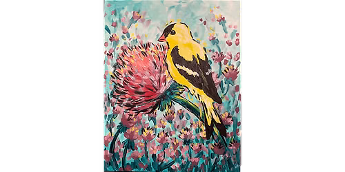 Goldfinch and Thistles - Paint and Sip in Houston | Classpop!\u2122