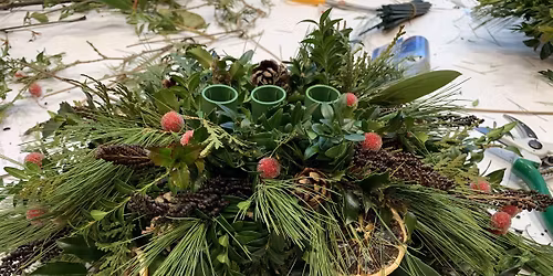 Holiday Evergreen Centerpiece 