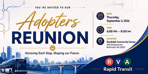 Adopters Reunion: Honoring  Each Stop, Shaping Our Future