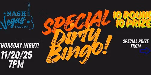 Special Dirty Bingo!  