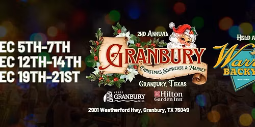 Granbury Christmas Market + Showcase Weekend #1