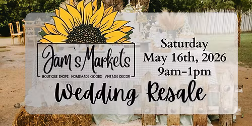 JAM\u2019s Wedding Resale Vendor Event