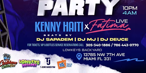 KENNY HAITI \/ FATIMA IN CONCERT