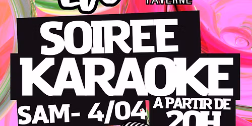 SOIREE KARAOKE AU LOC'ALE ! SAMEDI 4 AVRIL 2025