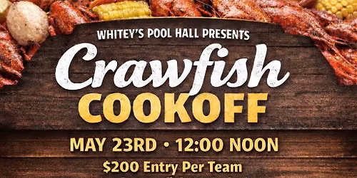 Whiteys Inaugural Crawfish Cookoff